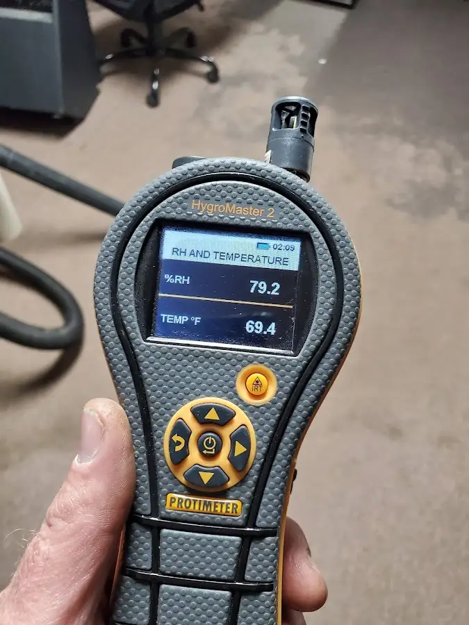 Moisture meter humidity assessment for Mold Remediation & Removal in Reno